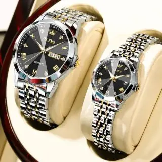 OLEVS Couple Watch (With Box) – Model 5563